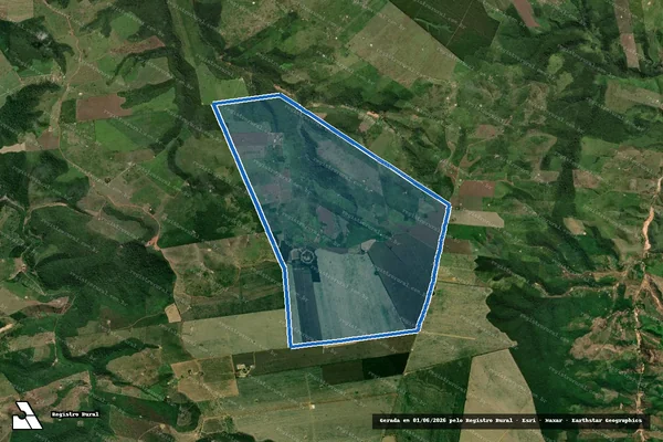 Imagem de satélite de PROJETO DE ASSENTAMENTO BARRA LIMPA - Parcela 1 em Bom Jesus das Selvas - MA