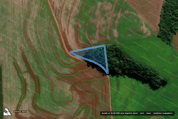 Imagem de satélite de Gleba PARTE DO LOTE RURAL Nº 30-A - Gleba PARTE DO LOTE RURAL Nº 30-A em Renascença - PR