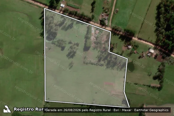 Imagem de satélite de Chacara Santa Matilde - Parte 2 em São Vicente do Sul - RS