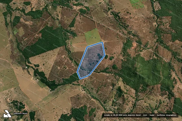 Imagem de satélite de FAZENDA CAPELINHA - Parte 1 em Itapirapuã - GO