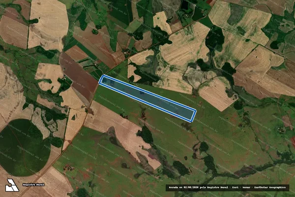Imagem de satélite de Sem denominação - Parte 1 em Garruchos - RS