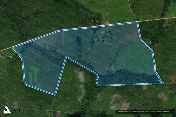 Imagem de satélite de FAZENDA SÃO GERALDO - Parte 3 em São João de Pirabas - PA