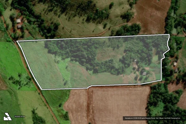 Imagem de satélite de Lote 449 ? Projeto de Assentamento Marcos Freire - Matrícula L449 P2 em Rio Bonito do Iguaçu - PR