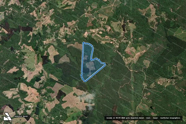 Imagem de satélite de SITIO POSSINHO - Matrícula 12.014 em Mandirituba - PR
