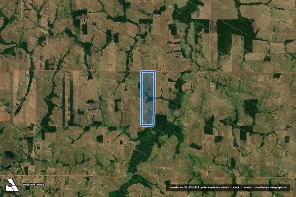 Imagem de satélite de LOTE 57  SETOR ABAITARÁ  GLEBA 15    PIC GY-PARANA - SITIO BOA ESPERANÇA II em Primavera de Rondônia - RO