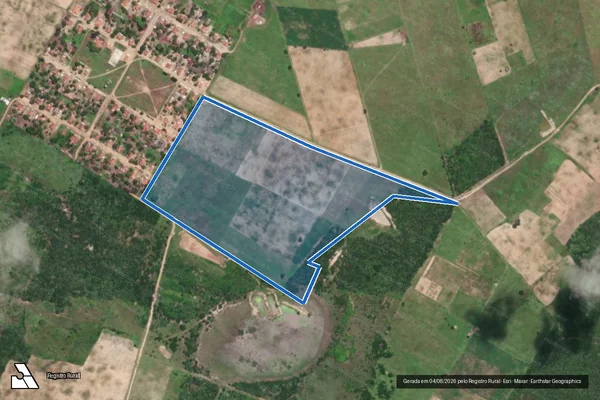 Imagem de satélite de PA LAGOA NOVA I - LOTE 32 - Parte 1 em Riachuelo - RN
