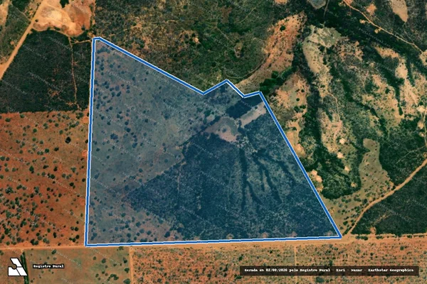 Imagem de satélite de FAZENDA SANTA CRUZ (PARTE) - Parte 2 em Guaraciama - MG