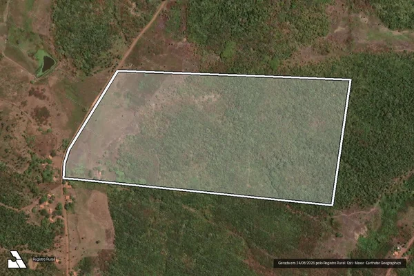 Imagem de satélite de CURRALINHOS - Parte 1 em Esperantina - PI