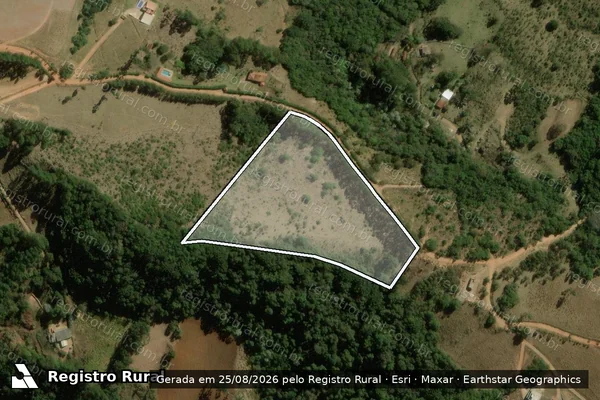 Imagem de satélite de SÍTIO SANTO ANTONIO - Parte 1 em Munhoz - MG