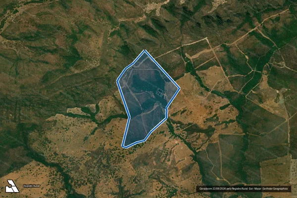 Imagem de satélite de Estância Santo Antônio - Parte 1 em Barra do Garças - MT