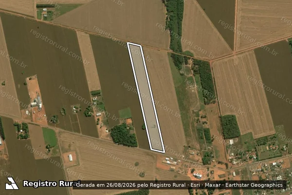 Imagem de satélite de Chácara 24 - Chácara 24 em Cláudia - MT