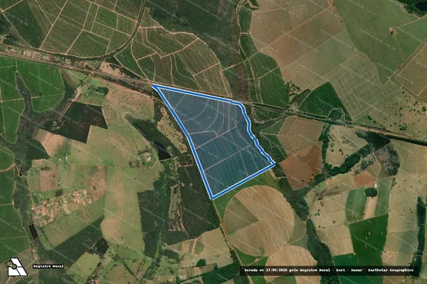 Imagem de satélite de Fazenda Sant’anna da Barra Grande em Cerqueira César - SP