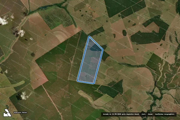 Imagem de satélite de Fazenda Faveiro - Fazenda Faveiro em Três Lagoas - MS