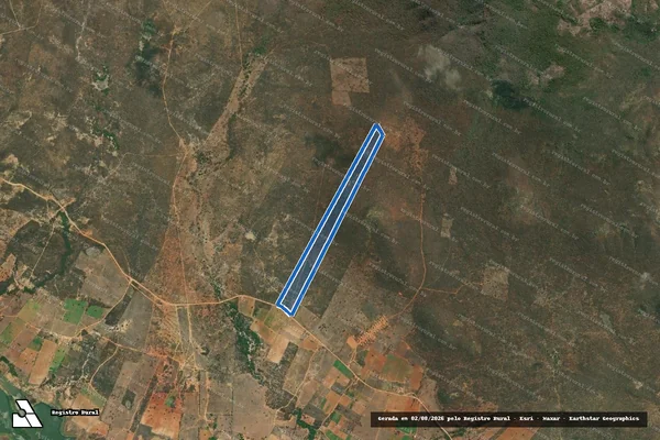 Imagem de satélite de FAZENDA MALHADA DE AREIA - Parte 3-B em Maracás - BA