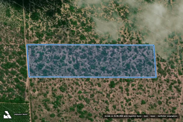 Imagem de satélite de Projeto de Assentamento Resistência Potiguar- Lote 20 / Parte 1 em Ceará-Mirim - RN