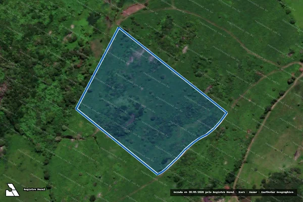 Imagem de satélite de PROPRIEDADE RURAL NO SITIO GAMBA - Parte 1 em Bananeiras - PB