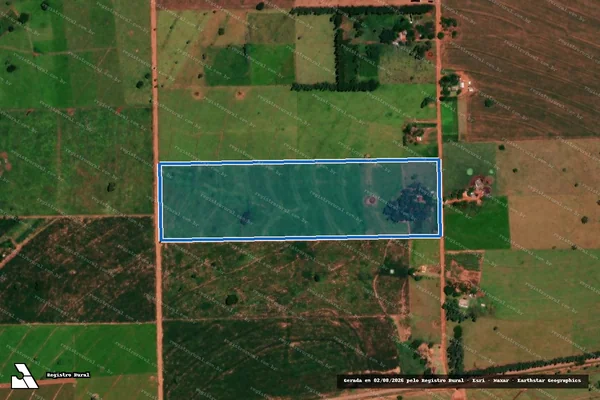 Imagem de satélite de Projeto de Assentamento Jacob Carlos Franciozi - Lote 182 em Japorã - MS