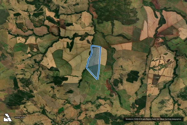 Imagem de satélite de FAZENDA SÃO CARLOS - Gleba 02 em Goianésia - GO