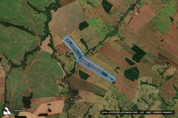 Imagem de satélite de FAZENDA CONCEIÇÃO DA BARRA OU BARRA 2 - Parte 1 em Anicuns - GO