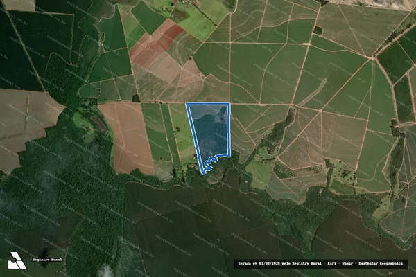Imagem de satélite de FAZENDA LUISIANA - GLEBA D em Lençóis Paulista - SP