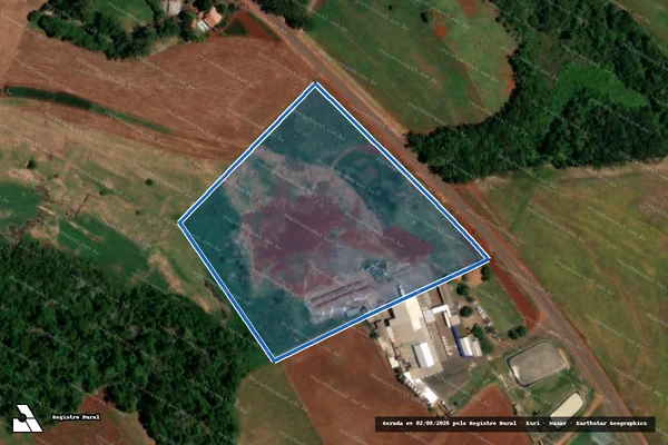 Imagem de satélite de LOTE 112-D DA GLEBA 45-AM - Parcela 1 em Realeza - PR