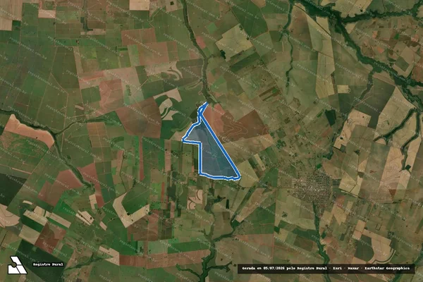 Imagem de satélite de FAZENDA SAO VITOR em Tupi Paulista - SP