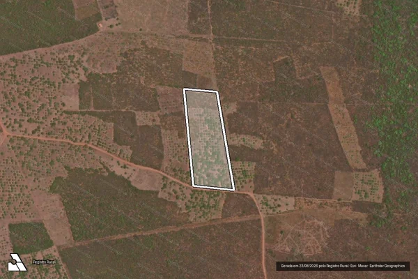 Imagem de satélite de CHAPADA DOS PEREIROS - 02 - PARCELA C - PARCELA D em Paquetá - PI