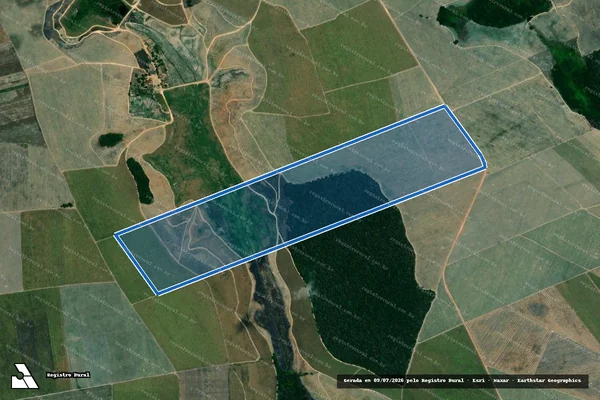 Imagem de satélite de FAZENDA BOA ALEGRIA - Parte 6 em Murici - AL
