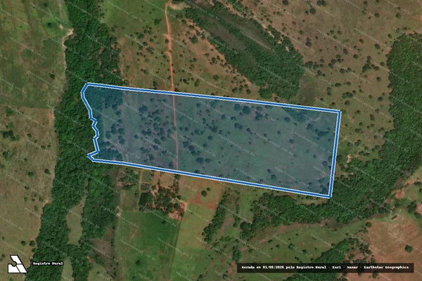 Imagem de satélite de Fazenda Salto Ou Macauba - PARCELA 03 em Cassilândia - MS