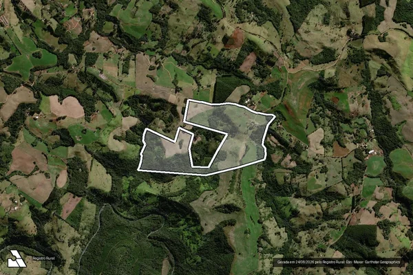 Imagem de satélite de FAZENDA TRÊS IRMÃOS - Parte 2 em Marquinho - PR