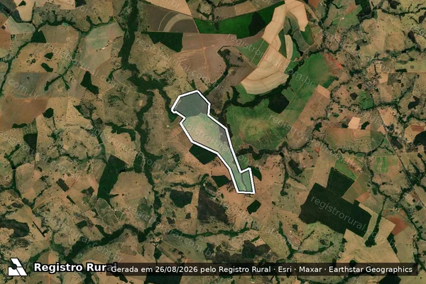 Imagem de satélite de Boa Vista e Cana Brava - Parte 1 em Anicuns - GO
