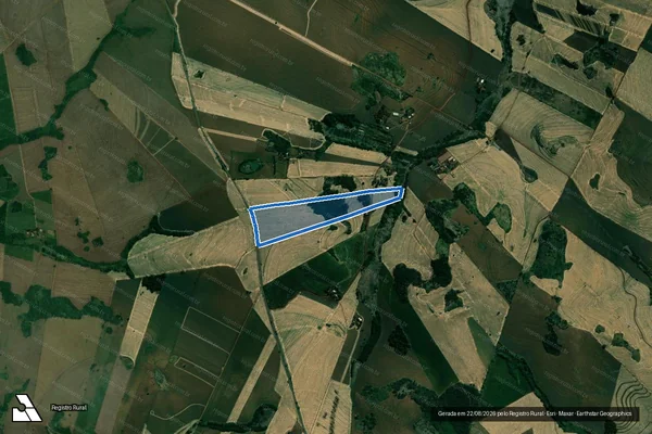 Imagem de satélite de SITIO SANTA MONICA XII - Gleba B em Rancho Alegre - PR