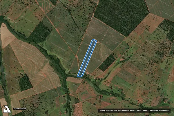 Imagem de satélite de FAZENDA BARREIRO - 19.040-1 em Carneirinho - MG