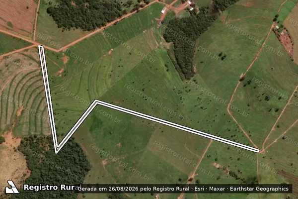 Imagem de satélite de ESTRADA VICINAL 04 - PROJETO DE ASSENTAMENTO VALE DO SONHO / ESTRADA VICINAL 04 - P.A. VALE DO SONHO