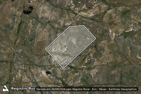 Imagem de satélite de Fazenda Riacho do Barro - GLEBA 2 em Joaquim Felício - MG