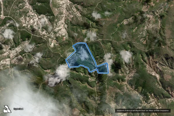 Imagem de satélite de Fazenda Rabelo - Parte 02 em Novo Cruzeiro - MG