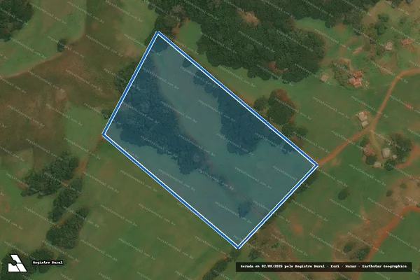 Imagem de satélite de Fazenda do Cedro - Parte 1 em Vacaria - RS