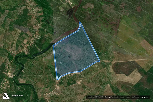 Imagem de satélite de FAZENDA LIRIOS DO CAMPO - Parte 1 em São Mateus do Maranhão - MA