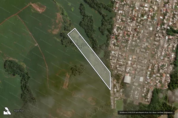 Imagem de satélite de FAZENDA CAPÃO DO CAMPO VERDE - Parte 1 em Capinzal - SC