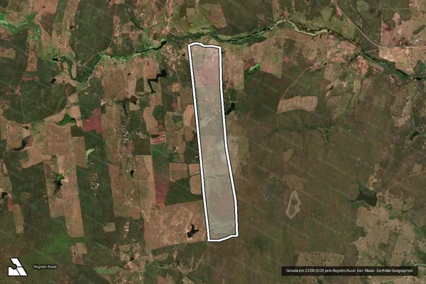 Imagem de satélite de FAZENDA PASSAGEM DO MEIO - Parte 1 em Senador Pompeu - CE