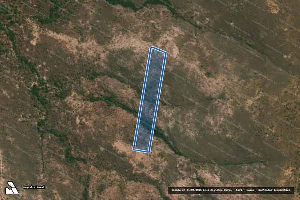 Imagem de satélite de Fazenda Tamanduá - Gleba 84 em Curvelo - MG