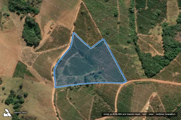 Imagem de satélite de SITIO SÃO SEBASTIÃO  - Parte 2 em Campanha - MG