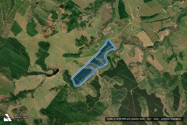 Imagem de satélite de Fazenda Itajubá em Itamaraju - BA