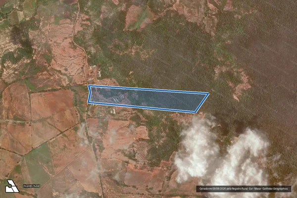 Imagem de satélite de Pe Do Morro - PARCELA 01 em Itaueira - PI