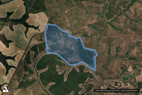 Imagem de satélite de FAZENDA BOA ESPERANÇA - GLEBA 03 em São Gonçalo do Abaeté - MG