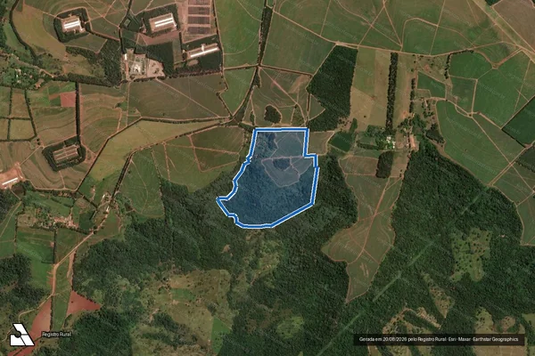 Imagem de satélite de Fazenda São João - Fazenda São João em São Carlos - SP