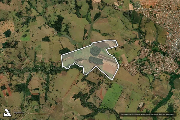 Imagem de satélite de Fazenda Mato Dentro - Parte 1 em Itapuranga - GO