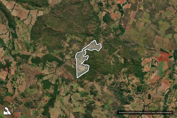 Imagem de satélite de FAZENDA MUTUM DENOMINADA DE CANAÃ - Parte 2 em Jaupaci - GO