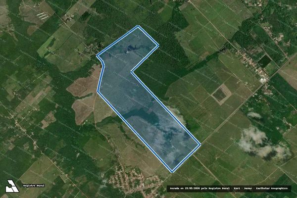 Imagem de satélite de FAZENDA BOI PRETO - Parcela 1 em São Francisco do Pará - PA