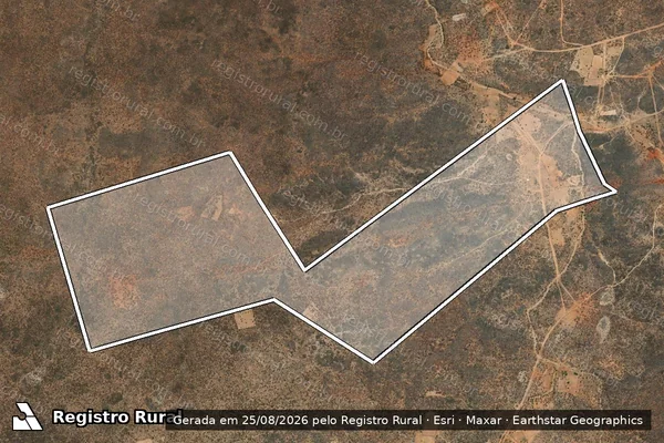 Imagem de satélite de MOURA ? FAZENDA CURRALINHO - Parte 1 em Coronel José Dias - PI